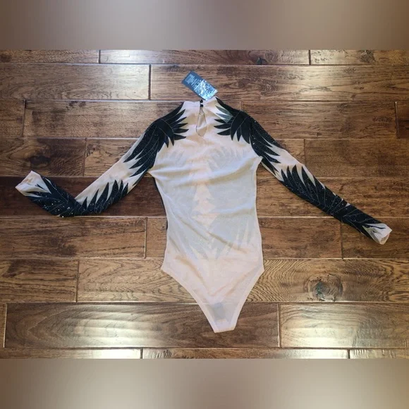 *****SOLD*****Beaded Bodysuit - Picture 3 of 6